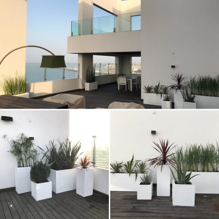 Pot en Résine Plantes pour villa et appartement - Botanica Maroc